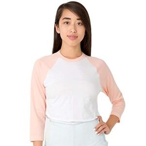 American Apparel Long Sleeved Crop Top Size XS/S
